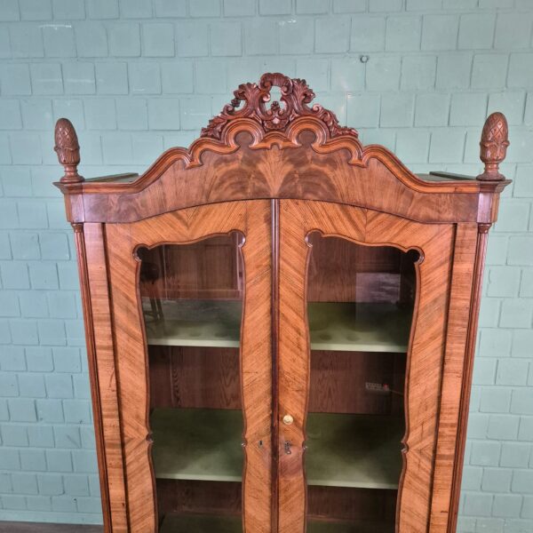 Vitrine Servieskast Louis Philippe 1860 Mahonie - Afbeelding 5