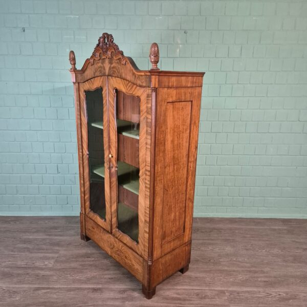 Vitrine Servieskast Louis Philippe 1860 Mahonie - Afbeelding 3