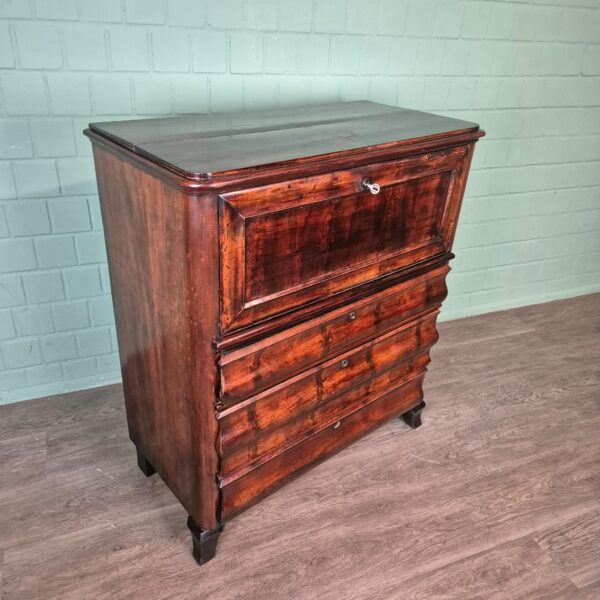 Secretaire Biedermeier 1850 Mahonie