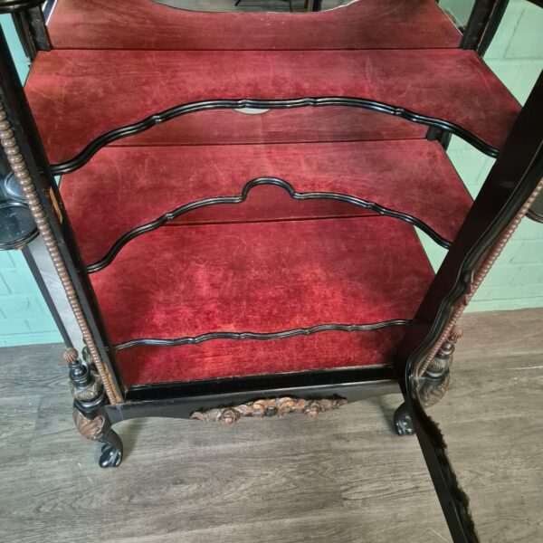 Servieskast Vitrine Biedermeier 1850 Fineer - Afbeelding 17