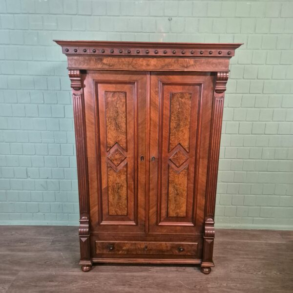 Kledingkast Kast Gründerzeit 1880 Noten - Afbeelding 2