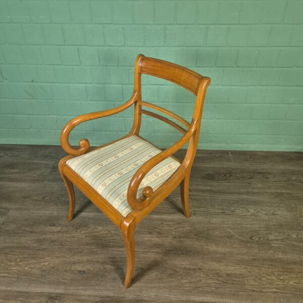 Set Stoelen Biedermeierstijl Kersenhout - Afbeelding 6