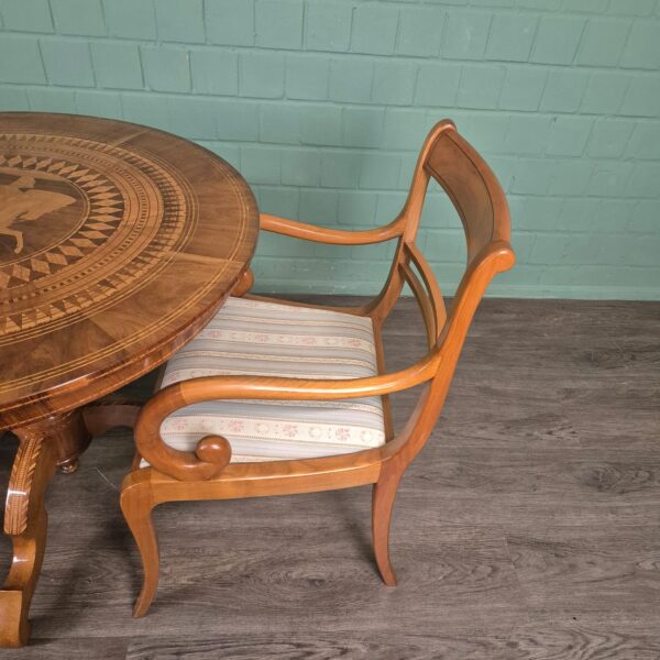 Set Stoelen Biedermeierstijl Kersenhout - Afbeelding 3