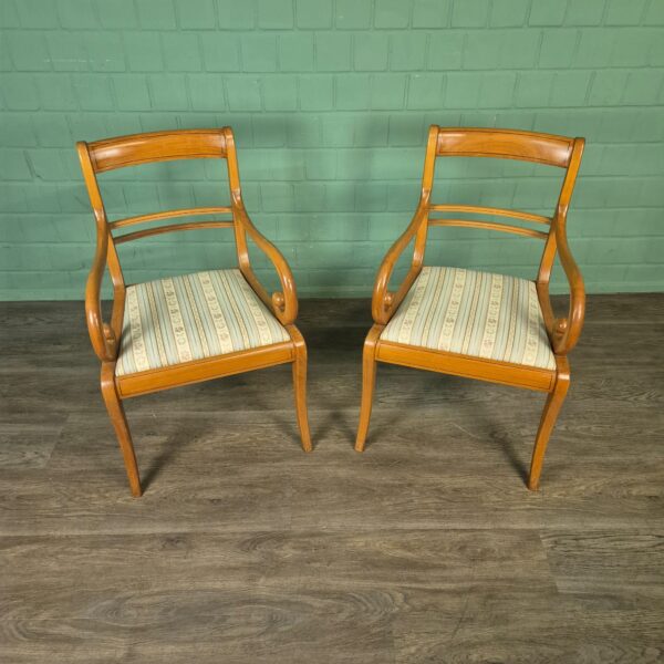 Set Stoelen Biedermeierstijl Kersenhout - Afbeelding 4