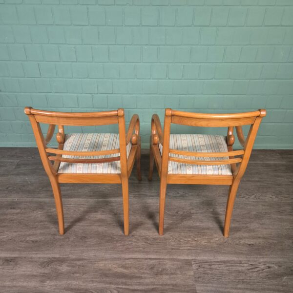 Set Stoelen Biedermeierstijl Kersenhout - Afbeelding 10