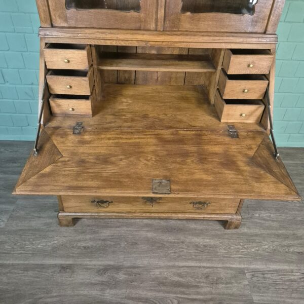 Secretaire Biedermeier 1880 Eiken - Afbeelding 18