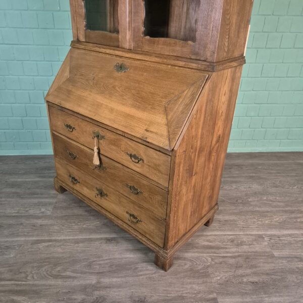 Secretaire Biedermeier 1880 Eiken - Afbeelding 13