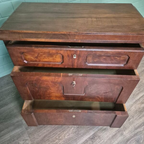 Commode Biedermeier 1810 Mahonie - Afbeelding 10
