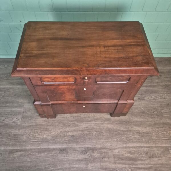 Commode Biedermeier 1810 Mahonie - Afbeelding 3