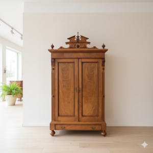 Kast Kledingkast Gründerzeit 1880 Mahonie