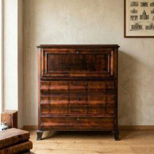 Secretaire Biedermeier 1850 Mahonie