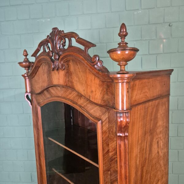 Vitrine Servieskast Louis Philippe 1860 Mahonie - Afbeelding 4