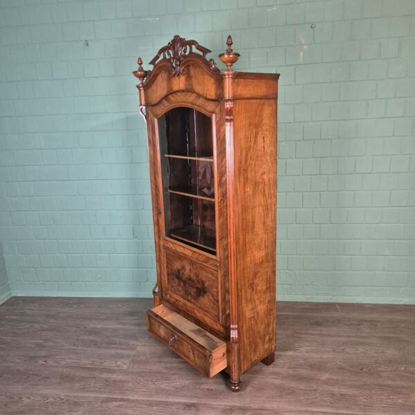 Vitrine Servieskast Louis Philippe 1860 Mahonie - Afbeelding 10