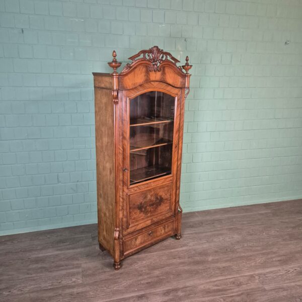 Vitrine Servieskast Louis Philippe 1860 Mahonie