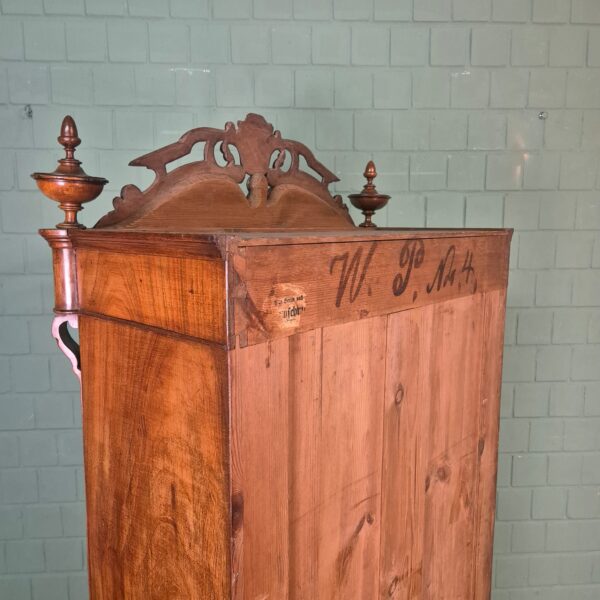 Vitrine Servieskast Louis Philippe 1860 Mahonie - Afbeelding 12
