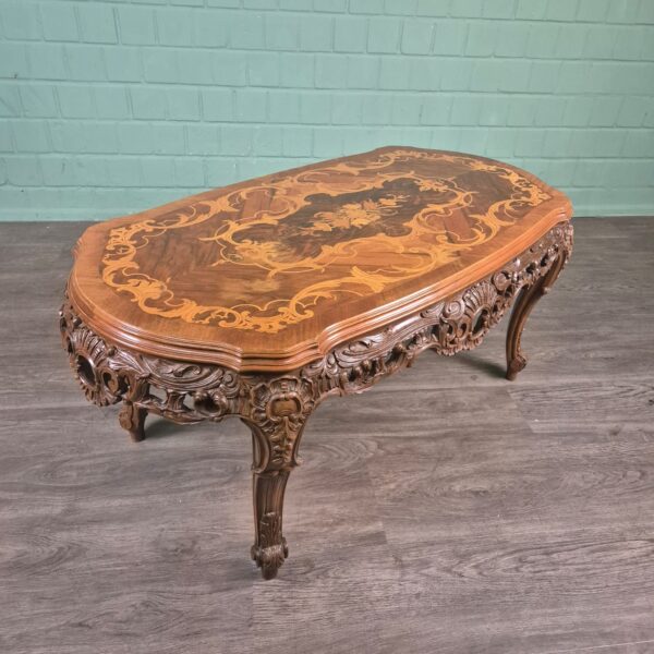 Salontafel Noten Neo-barok - Afbeelding 2