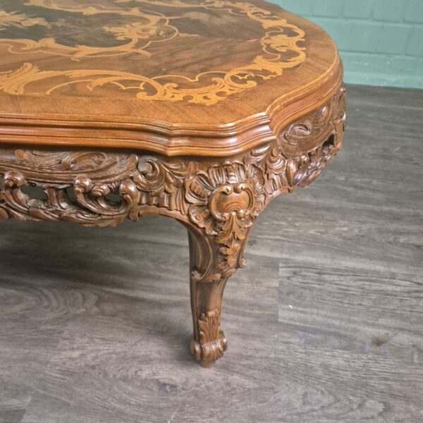 Salontafel Noten Neo-barok - Afbeelding 9