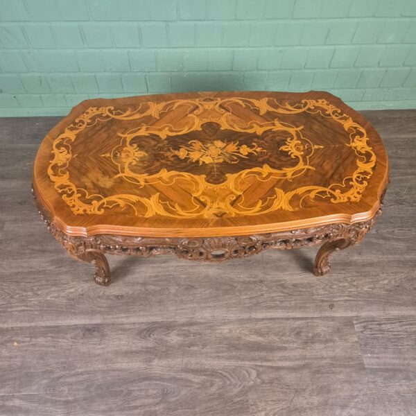 Salontafel Noten Neo-barok - Afbeelding 3