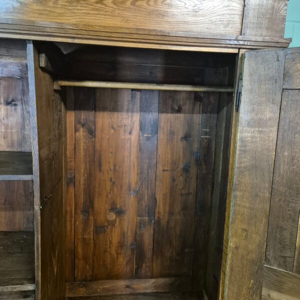 Kledingkast Kast Biedermeier 1820 Eiken - Afbeelding 11
