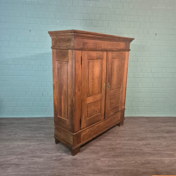 Kledingkast Kast Biedermeier 1820 Eiken