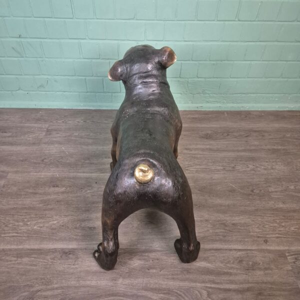 Beeld Hond Bulldog Brons 0,72 m - Afbeelding 8