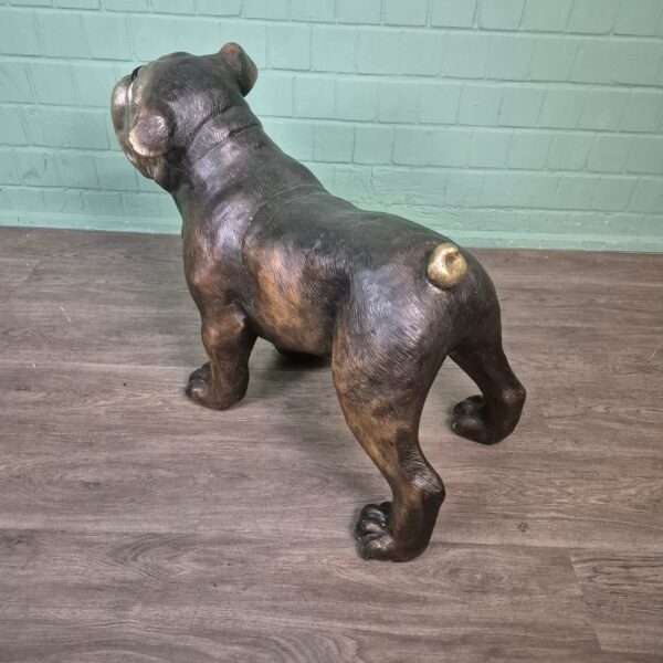 Beeld Hond Bulldog Brons 0,72 m - Afbeelding 7