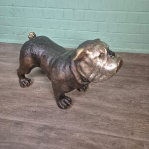 Beeld Hond Bulldog Brons 0,72 m