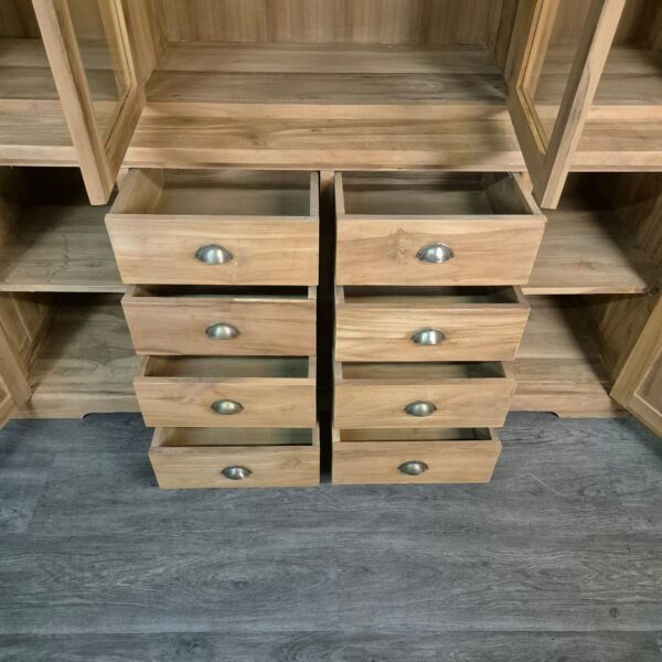 Boekenkast Teak 1,86 m - Afbeelding 13