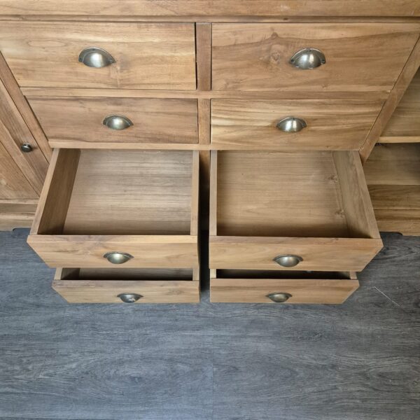 Boekenkast Teak 1,86 m - Afbeelding 14