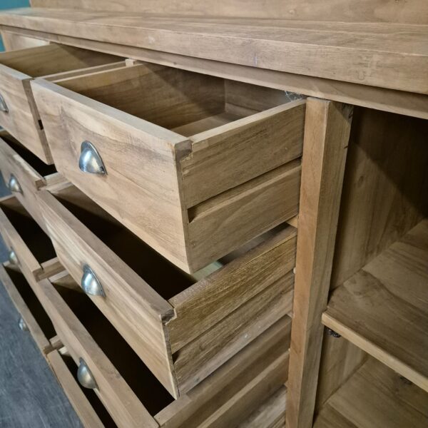 Boekenkast Teak 1,86 m - Afbeelding 15