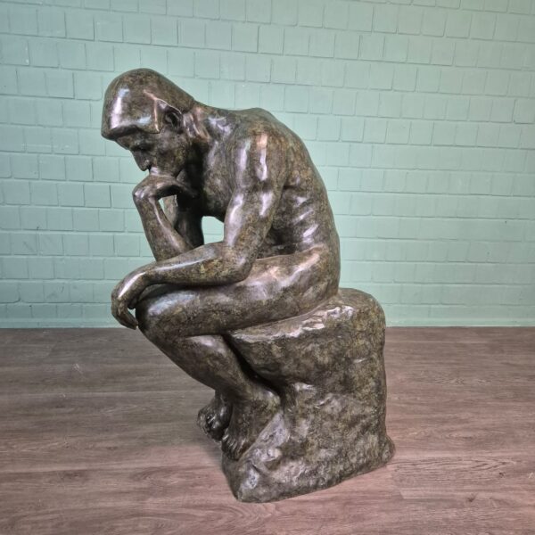 Beeld Tuinbeeld De Denker Brons 1,25 m