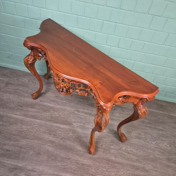 Sidetable Consoletafel Neo-barok Mahonie - Afbeelding 9