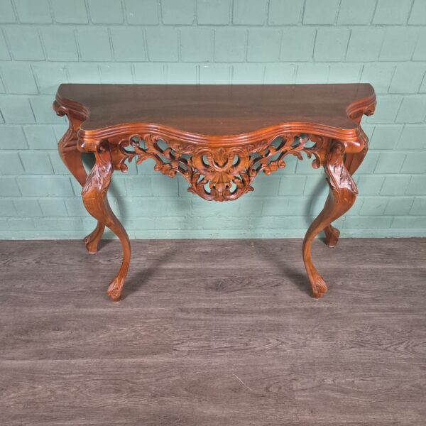 Sidetable Consoletafel Neo-barok Mahonie - Afbeelding 2