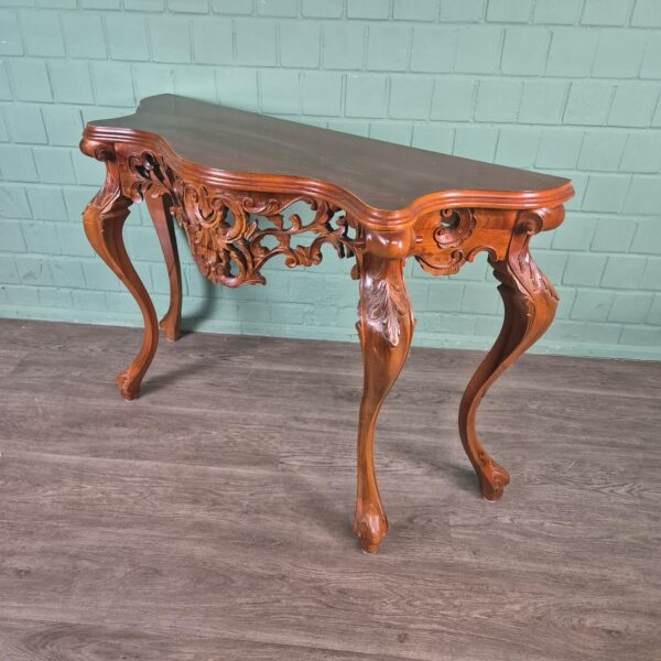 Sidetable Consoletafel Neo-barok Mahonie - Afbeelding 6