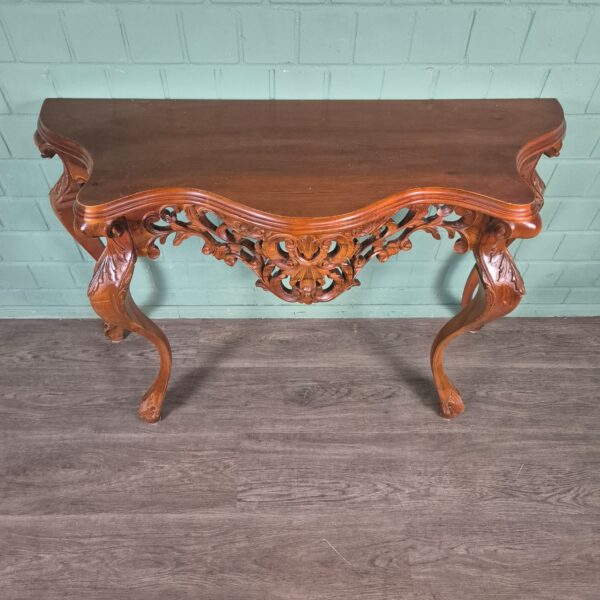 Sidetable Consoletafel Neo-barok Mahonie - Afbeelding 3