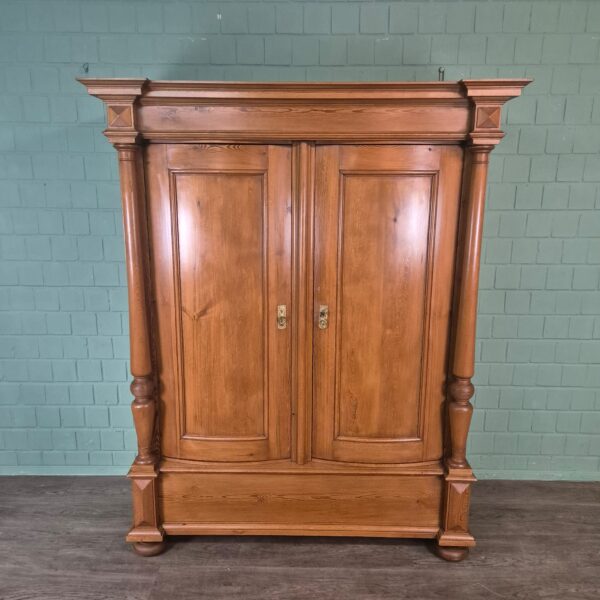 Kast Kledingkast Gründerzeit 1880 Grenen - Afbeelding 2