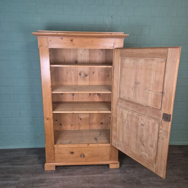 Kast Kledingkast Biedermeier 1850 Grenen - Afbeelding 6