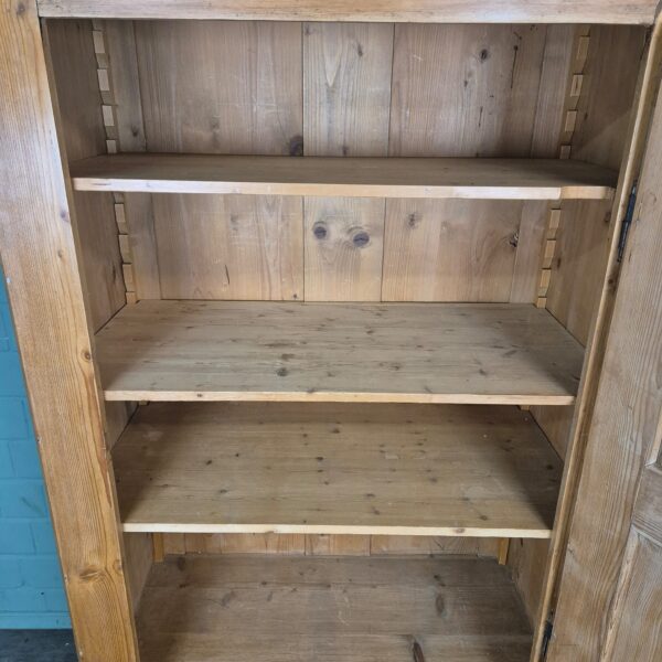 Kast Kledingkast Biedermeier 1850 Grenen - Afbeelding 7