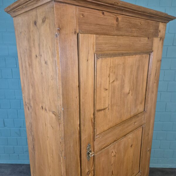 Kast Kledingkast Biedermeier 1850 Grenen - Afbeelding 5