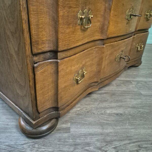 Barokcommode Commode Barok 1770 Eiken - Afbeelding 9