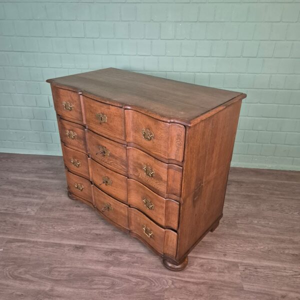 Barokcommode Commode Barok 1770 Eiken - Afbeelding 3