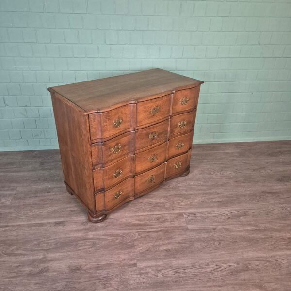 Barokcommode Commode Barok 1770 Eiken - Afbeelding 4