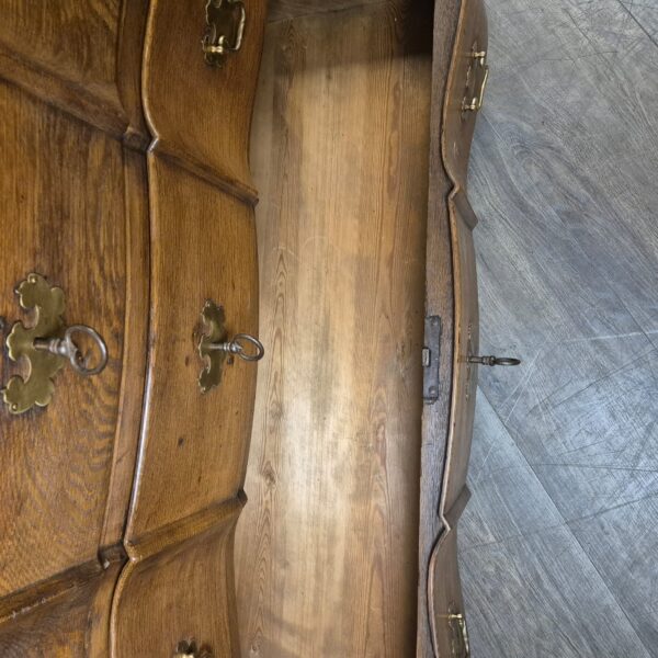Barokcommode Commode Barok 1770 Eiken - Afbeelding 14