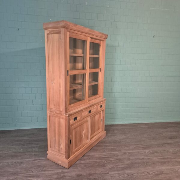 Vitrine Boekenkast Teak 1,20 m