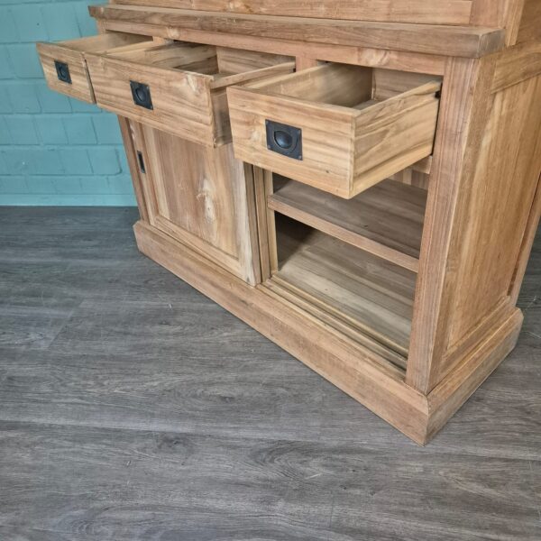 Vitrine Boekenkast Teak 1,20 m - Afbeelding 15