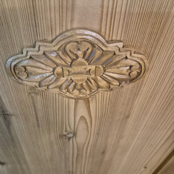 Kast Kledingkast Jugendstil 1900 Grenen - Afbeelding 5