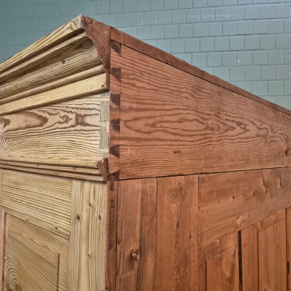 Kast Kledingkast Biedermeier 1840 Grenen - Afbeelding 18