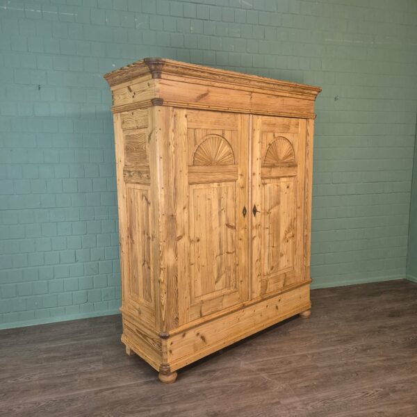 Kast Kledingkast Biedermeier 1840 Grenen