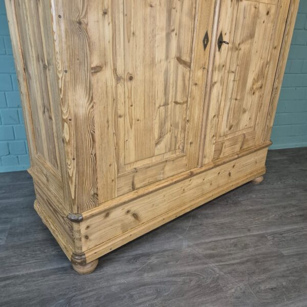 Kast Kledingkast Biedermeier 1840 Grenen - Afbeelding 6