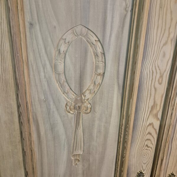 Kast Kledingkast Jugendstil 1900 Grenen - Afbeelding 7